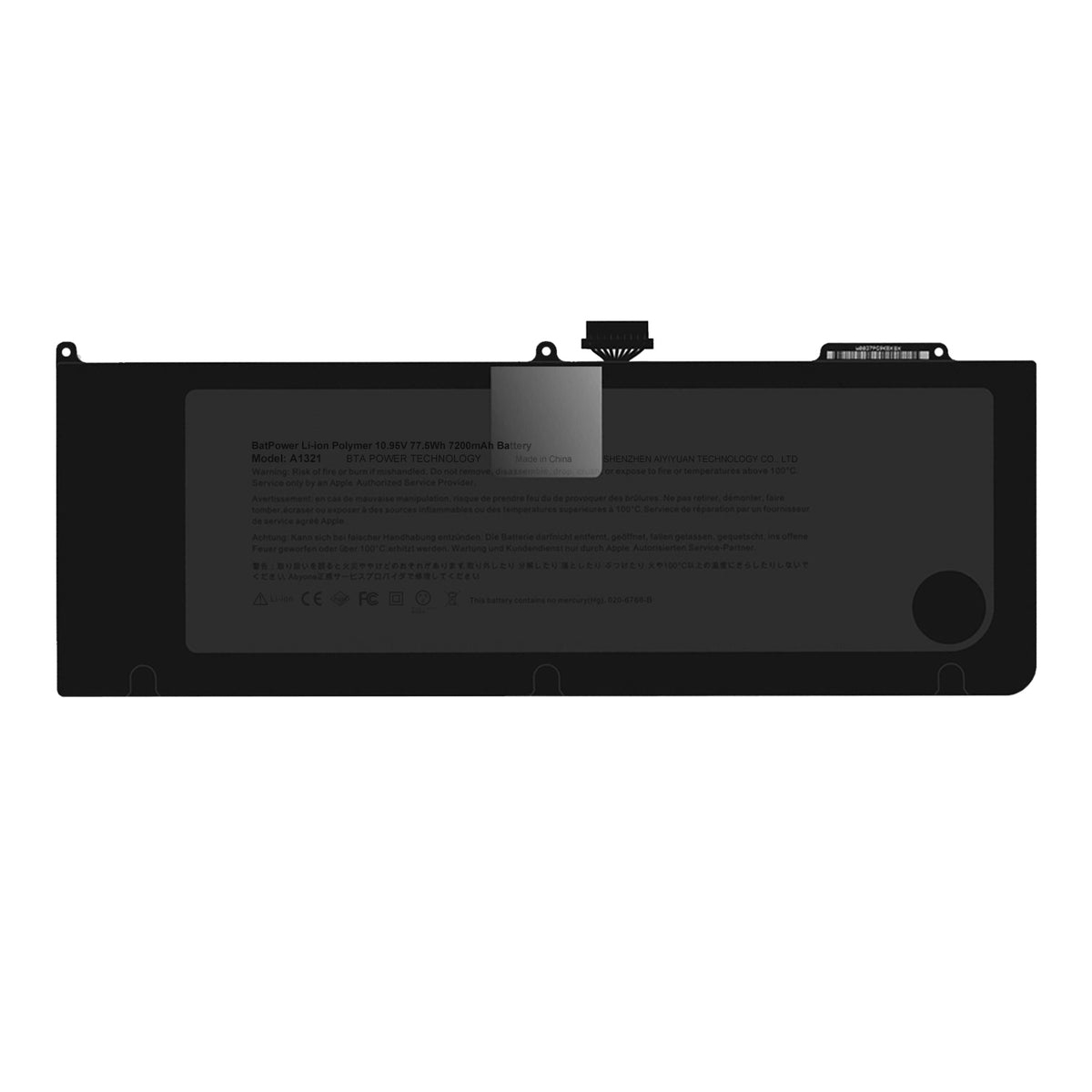 Batería A1321 para Macbook Pro 15" A1286 (Mid 2009-Mid 2010)